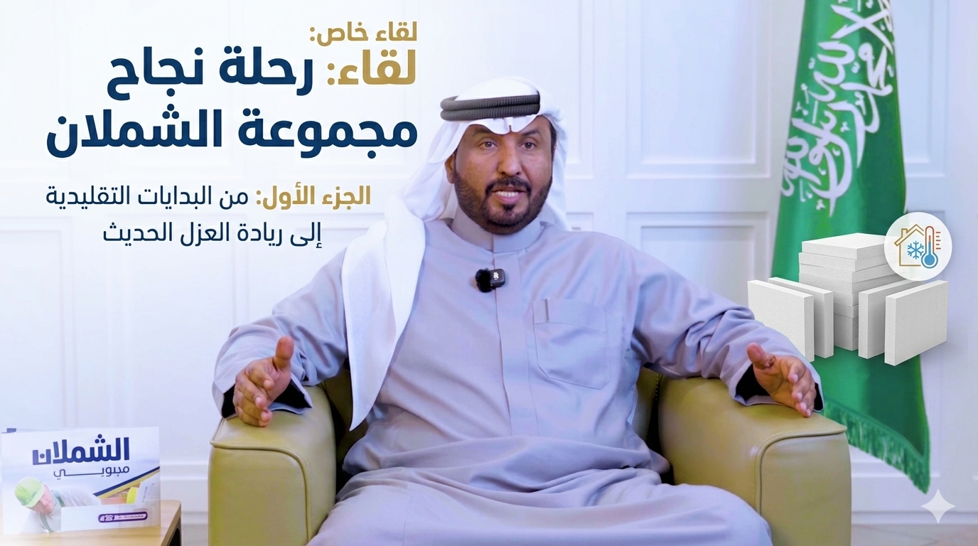 من التأسيس إلى الريادة: قصة نجاح مجموعة الشملان في قطاع البناء والعزل الحديث (الجزء الأول)